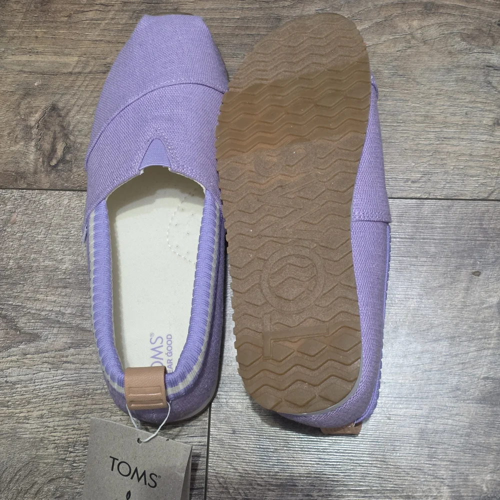 TOMS  Purple Slip-On Shoes Youth Girls 5Y
